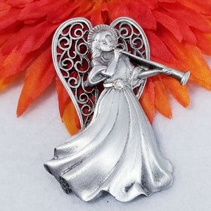 Vintage Jonette Jewelry Angel Brooch/Pin